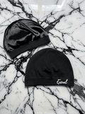 Satin Lined Skull Cap - Black