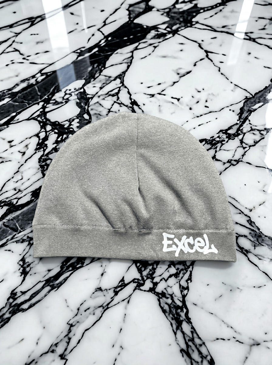 Satin Lined Skull Cap - Grey
