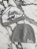EXL Satin Lined Skull Cap - Grey