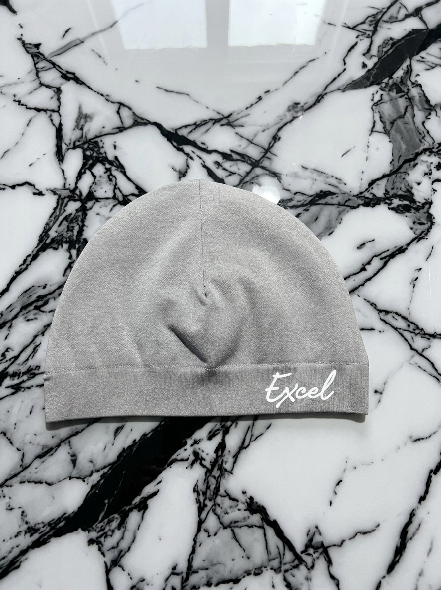 Satin Lined Skull Cap - Grey